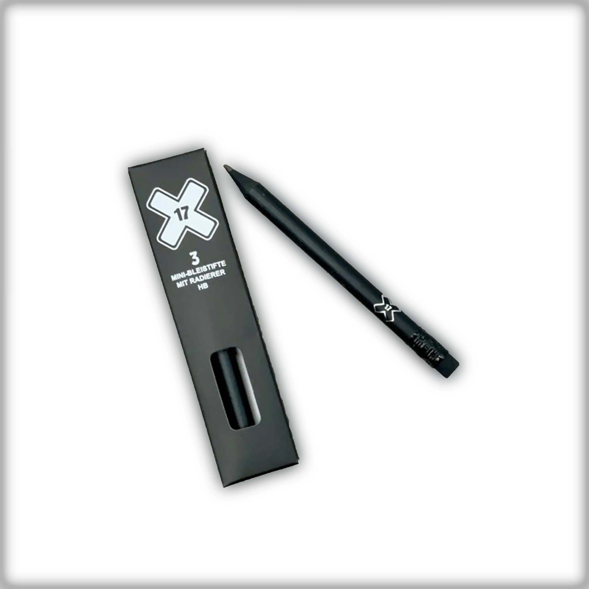 Bleistift "X17" schwarz, 3er Set