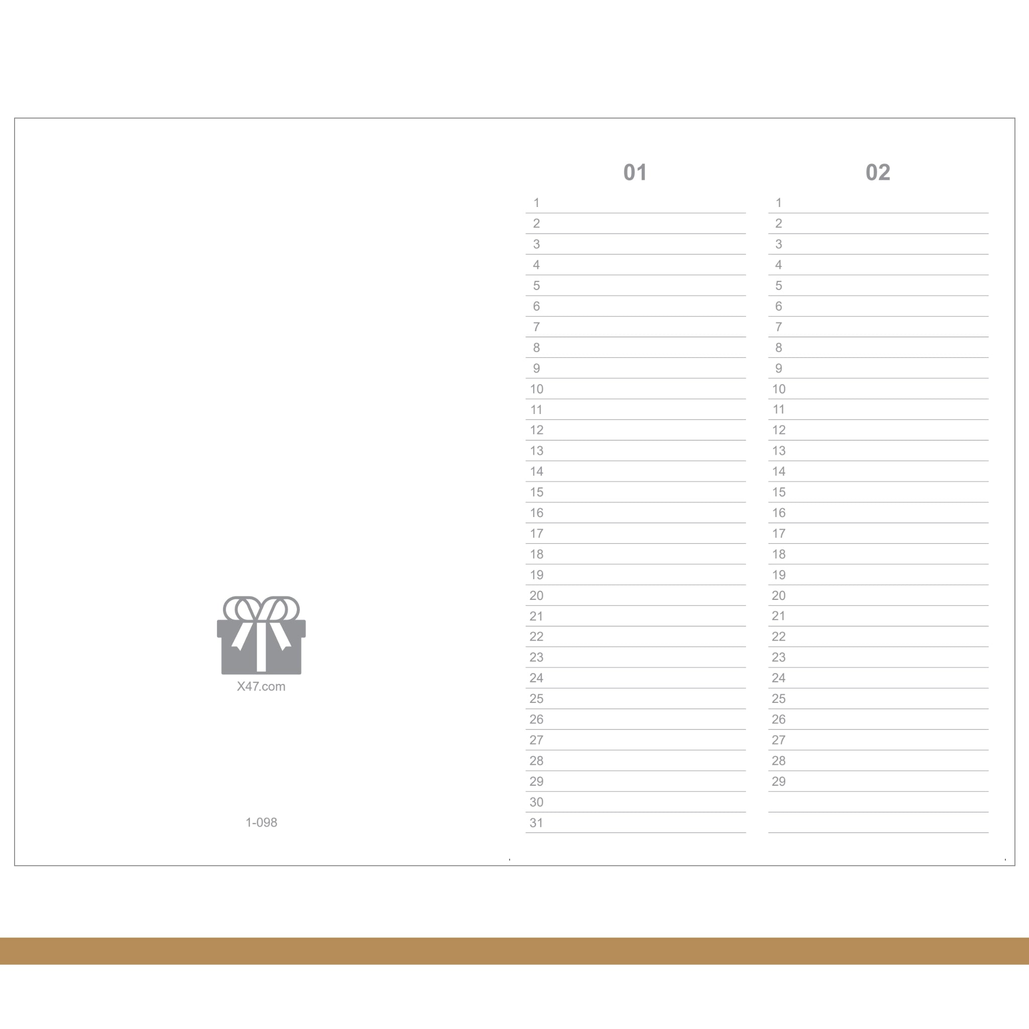 A7 Einlagen - Leporello / Faltplaner