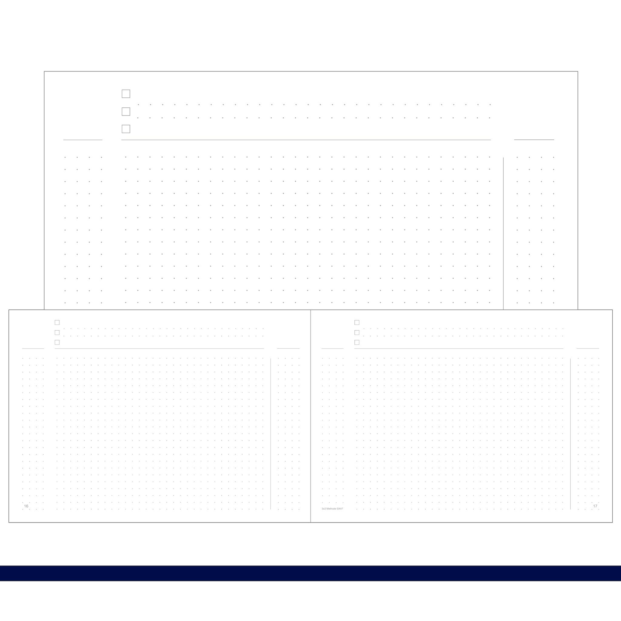 A5+ Quer Einlagen - weitere Hefte