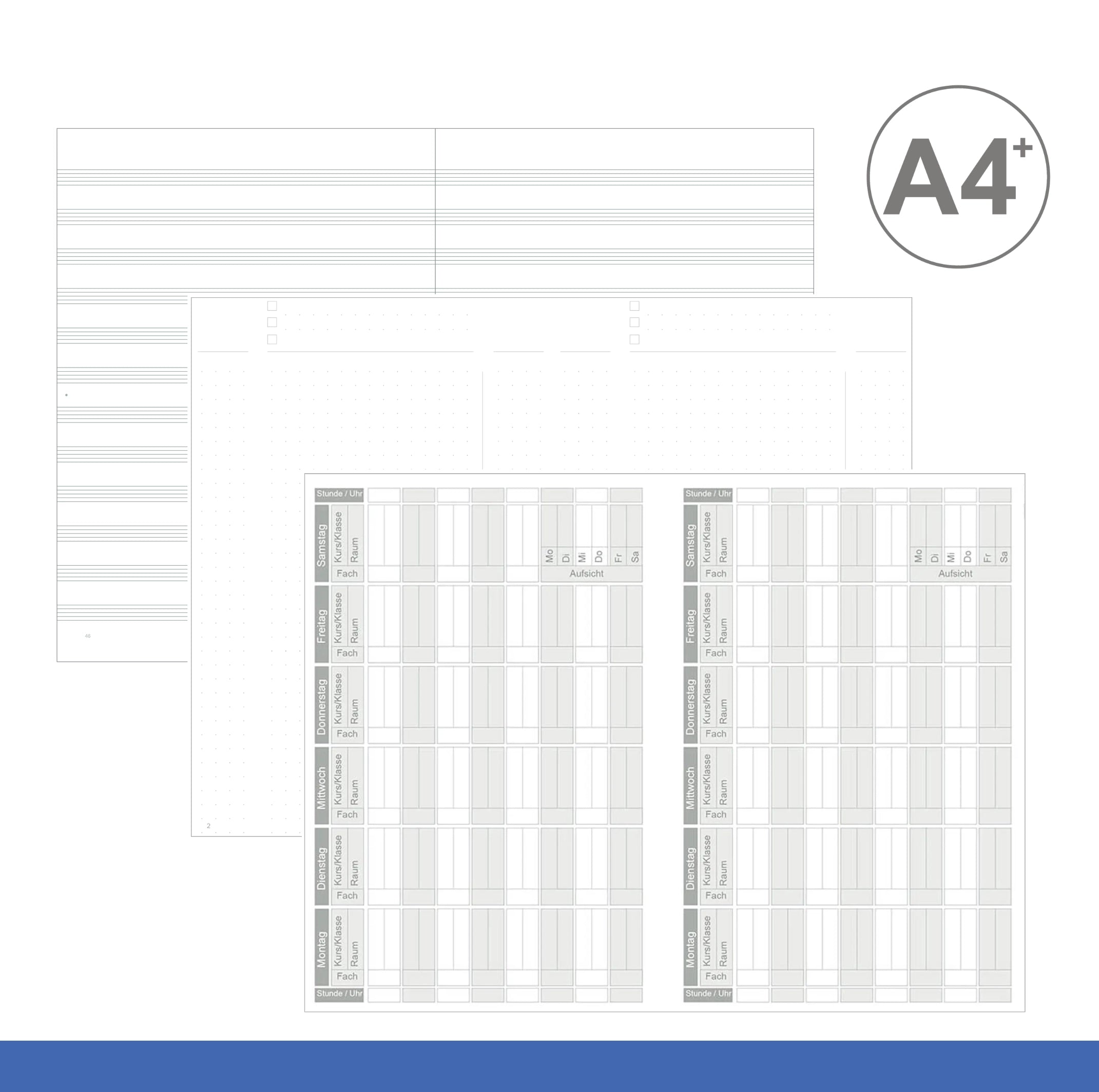 A4+ Einlagen - weitere Hefte