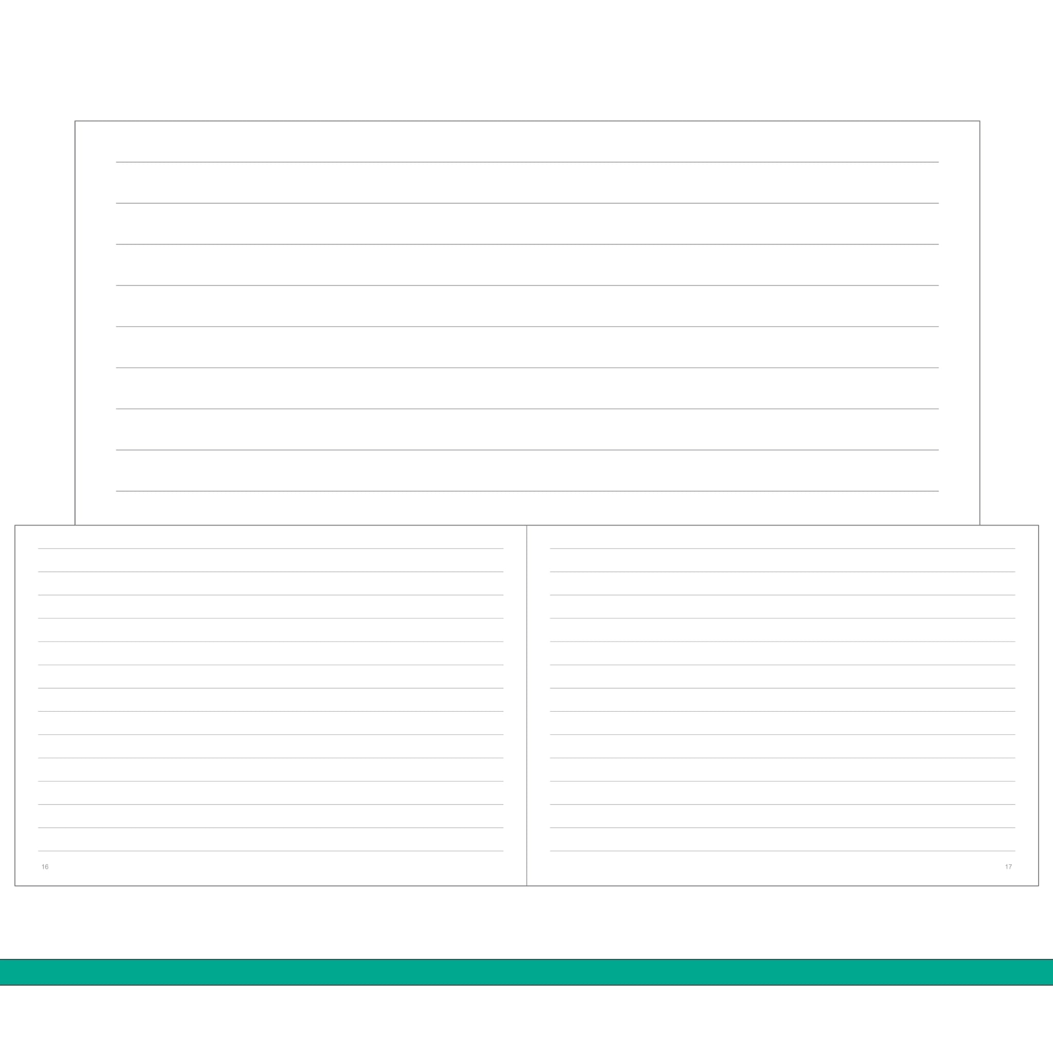 A5+ Quer Einlagen - Notizen