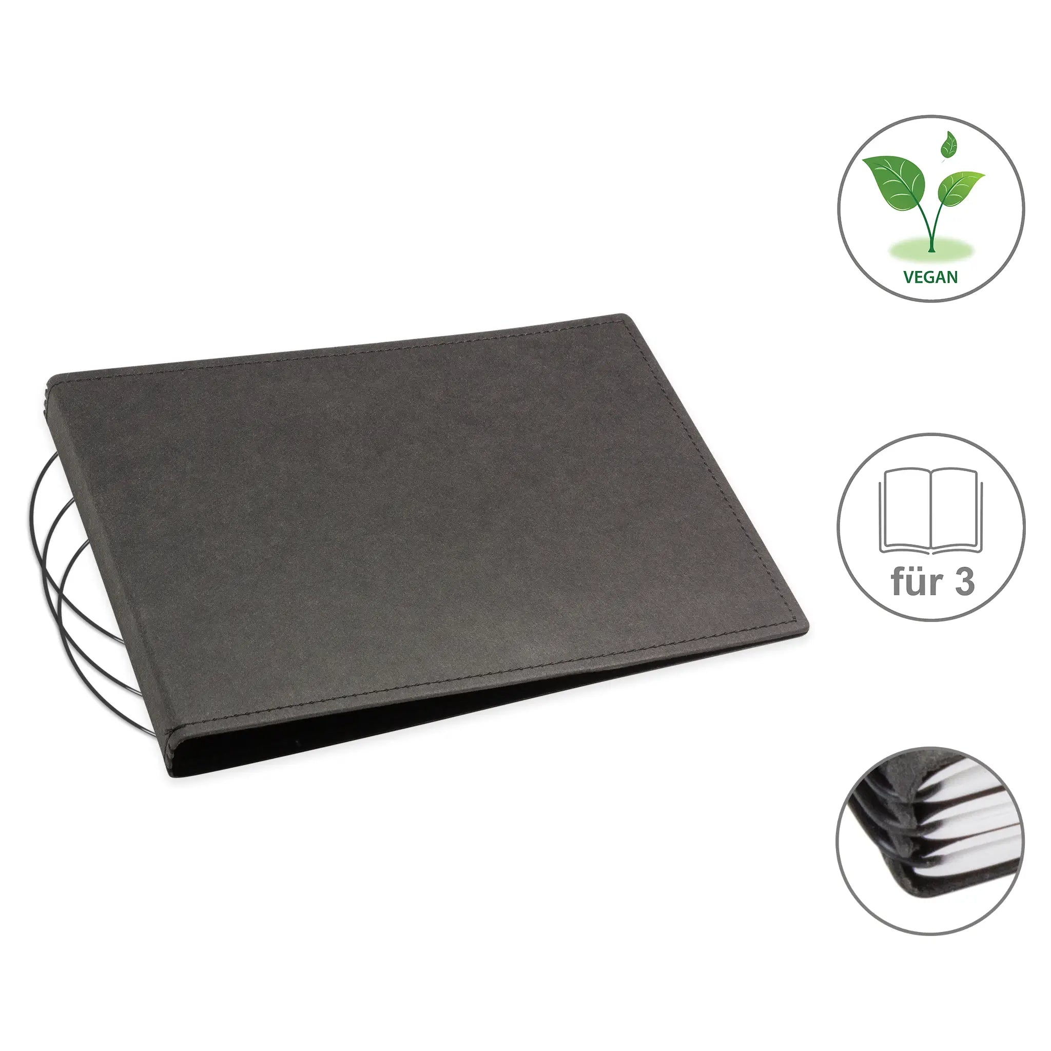 A5+ Quer Hüllen für 1-3er Hefte