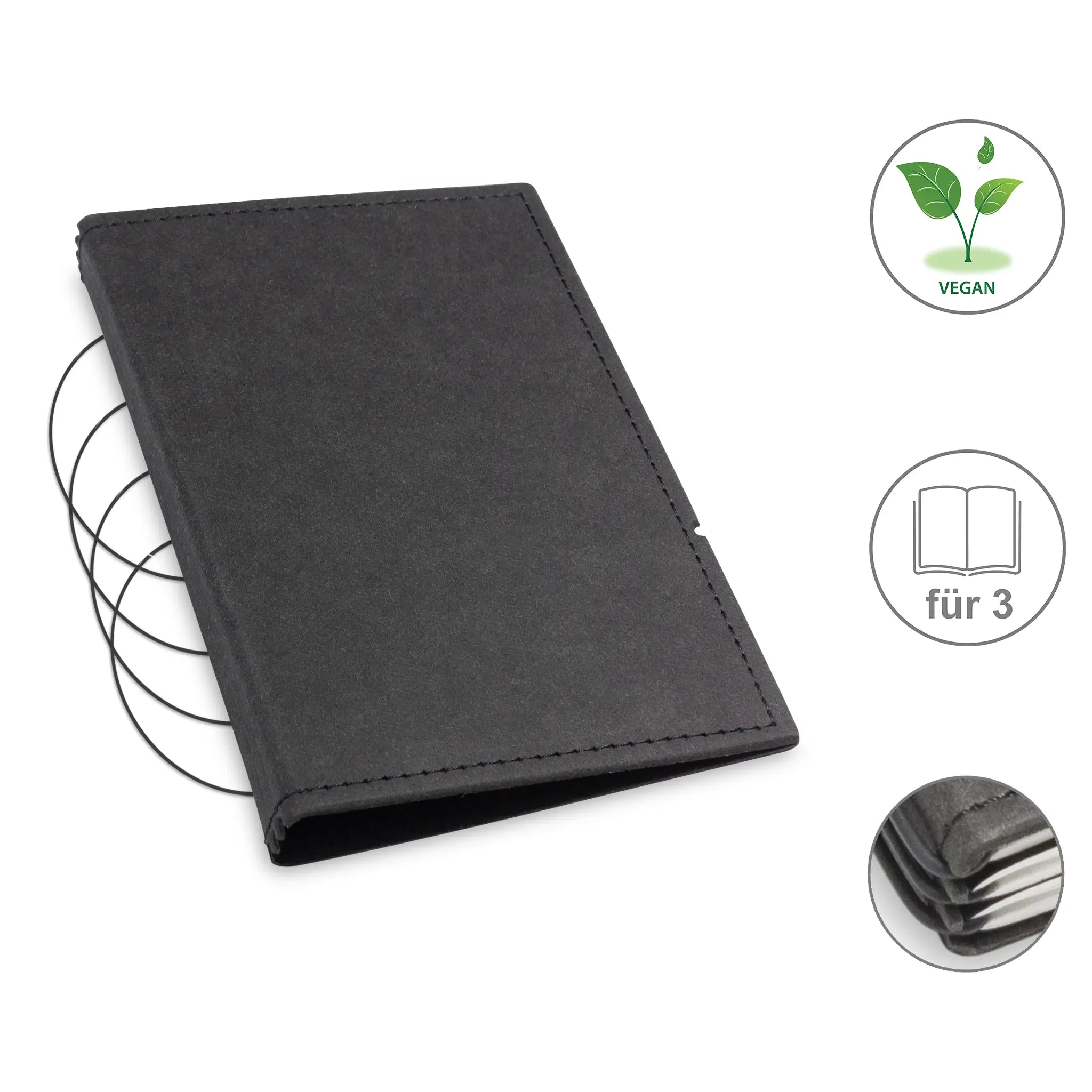 A6 Hüllen für 1-3 Hefte