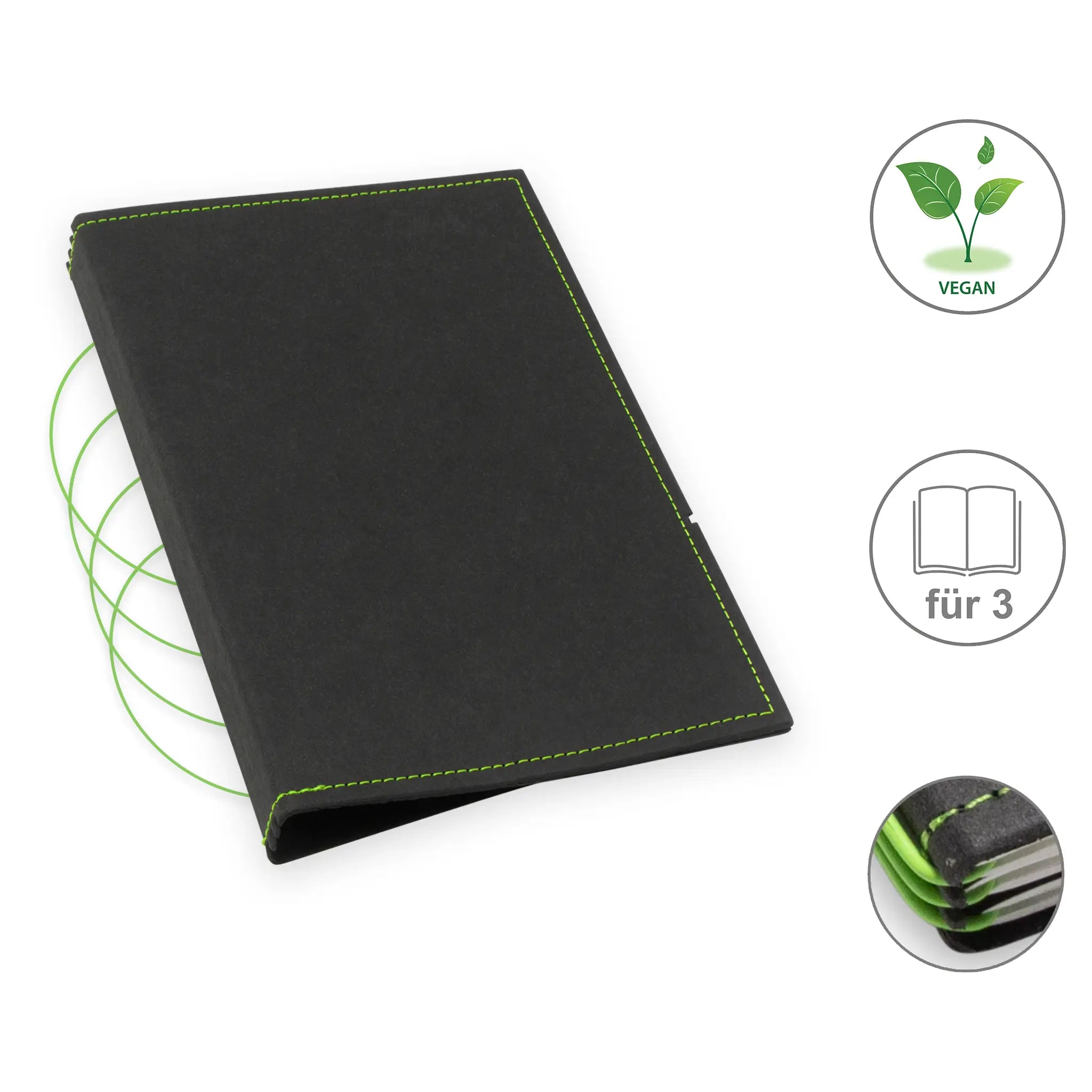 A6 Hüllen für 1-3 Hefte