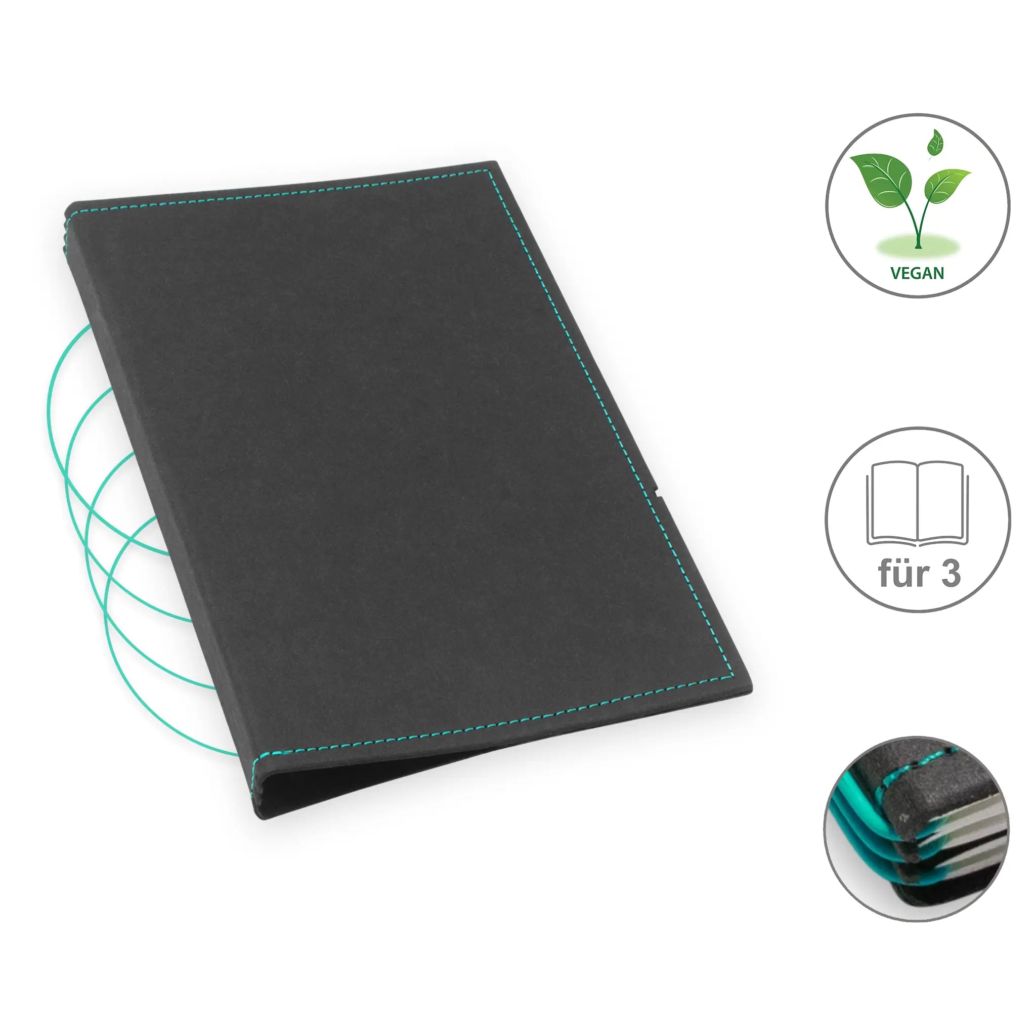 A6 Hüllen für 1-3 Hefte