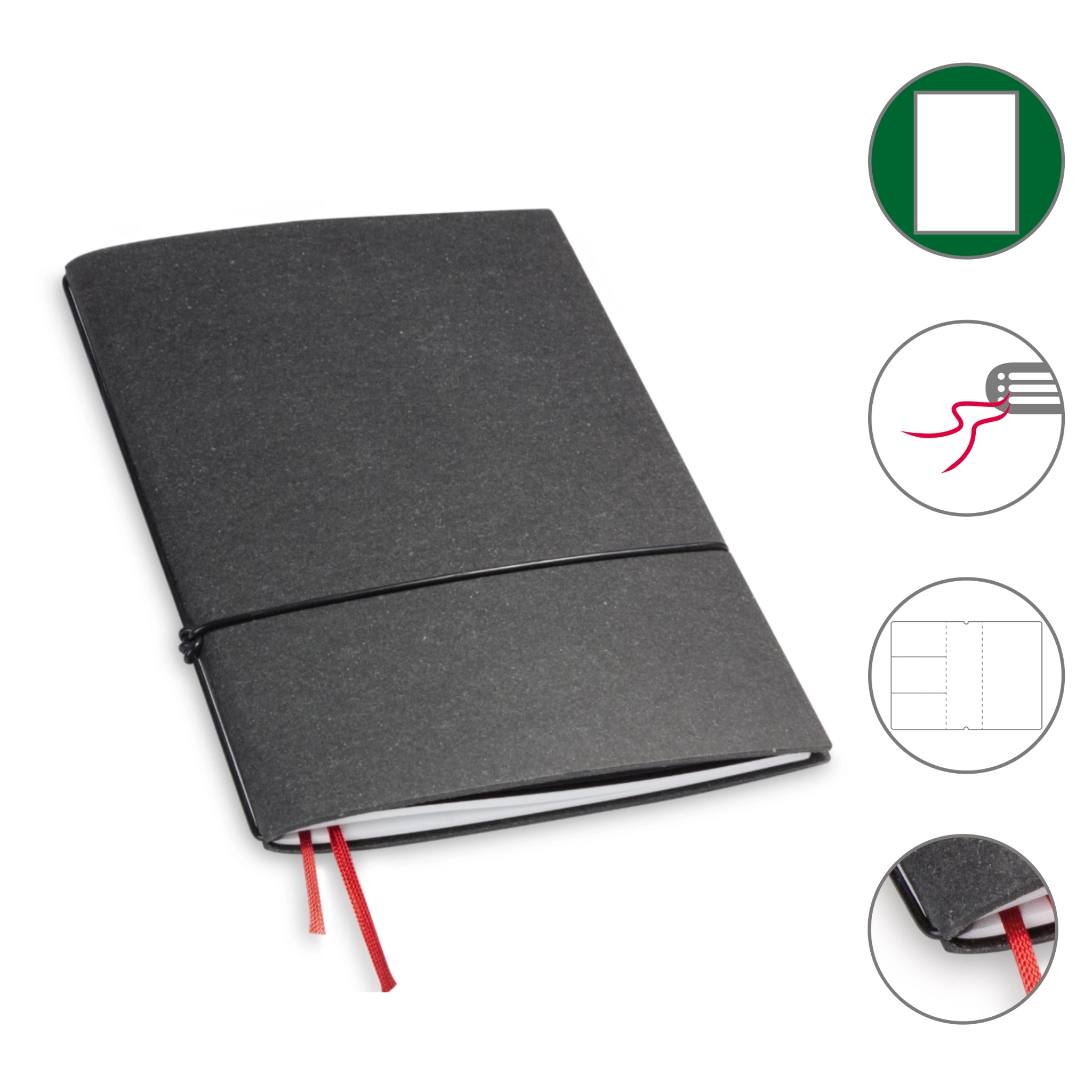 A5 Notizbücher 1-4er