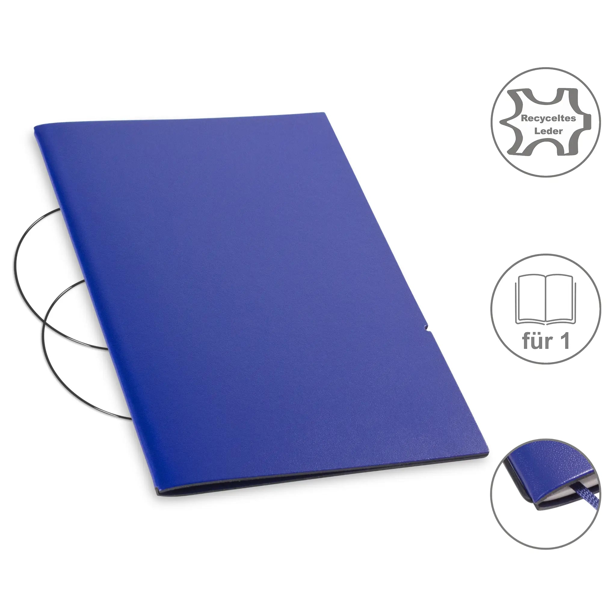 A5 Hüllen Leder/Lefa für 1-4 Hefte