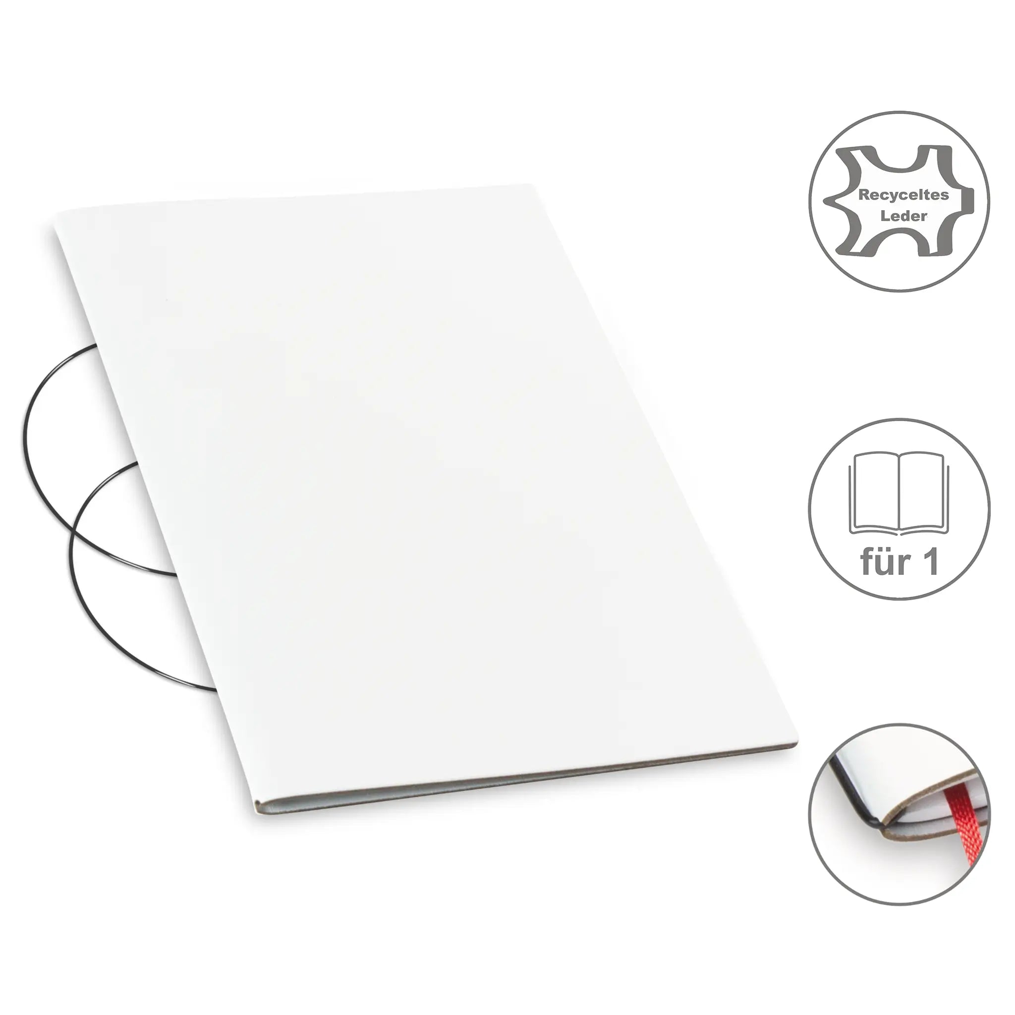 A5 Hüllen Leder/Lefa für 1-4 Hefte