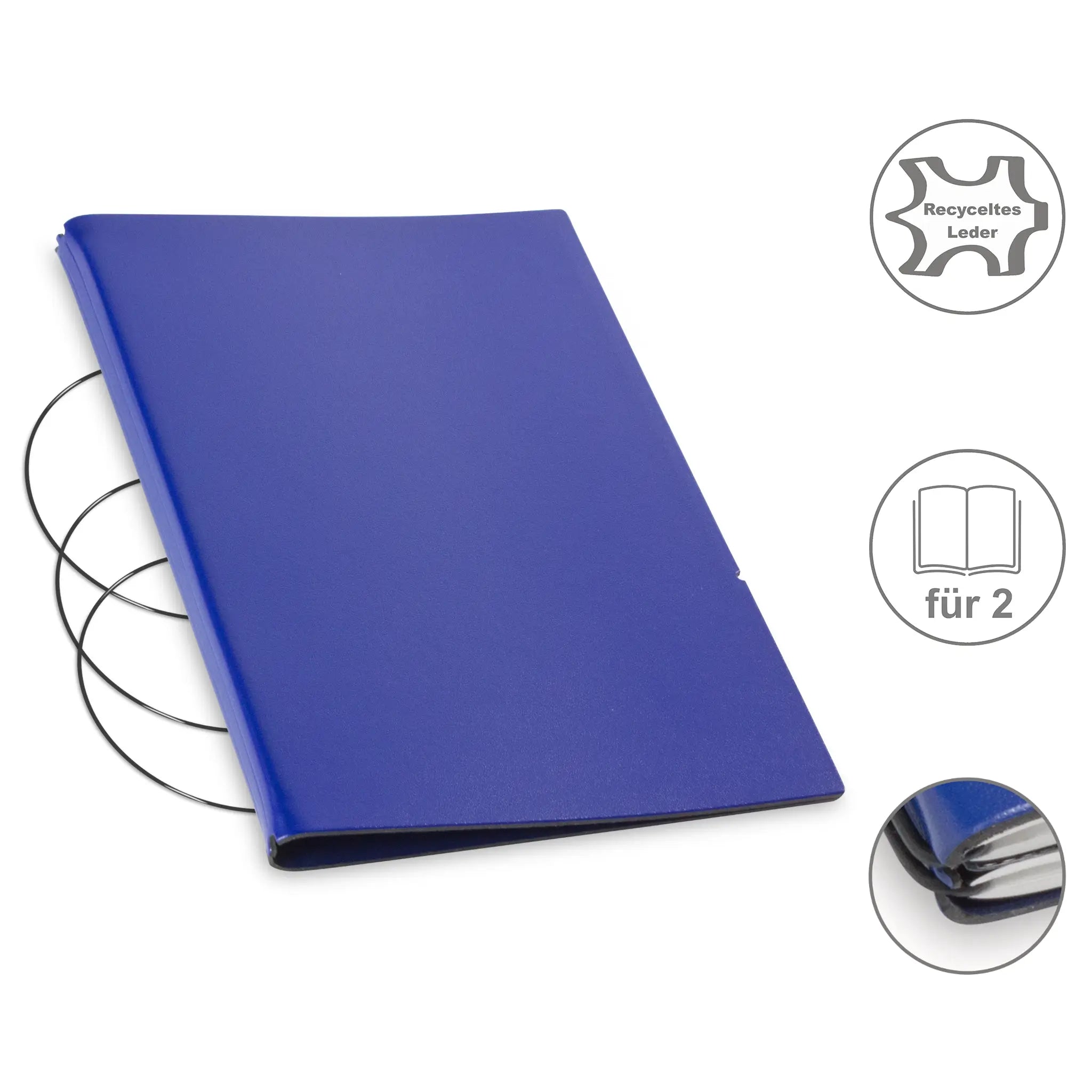 A5 Hüllen Leder/Lefa für 1-4 Hefte