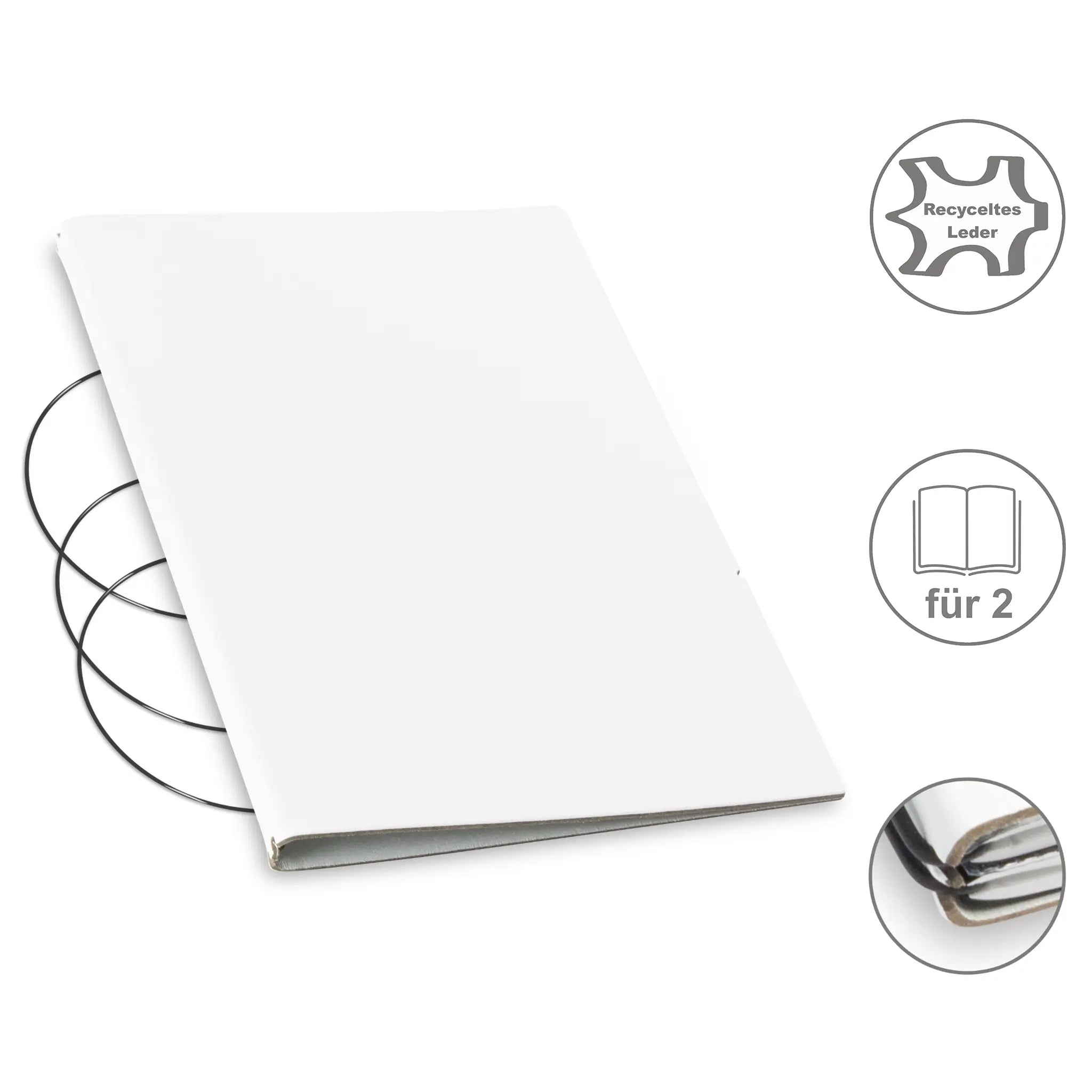 A5 Hüllen Leder/Lefa für 1-4 Hefte