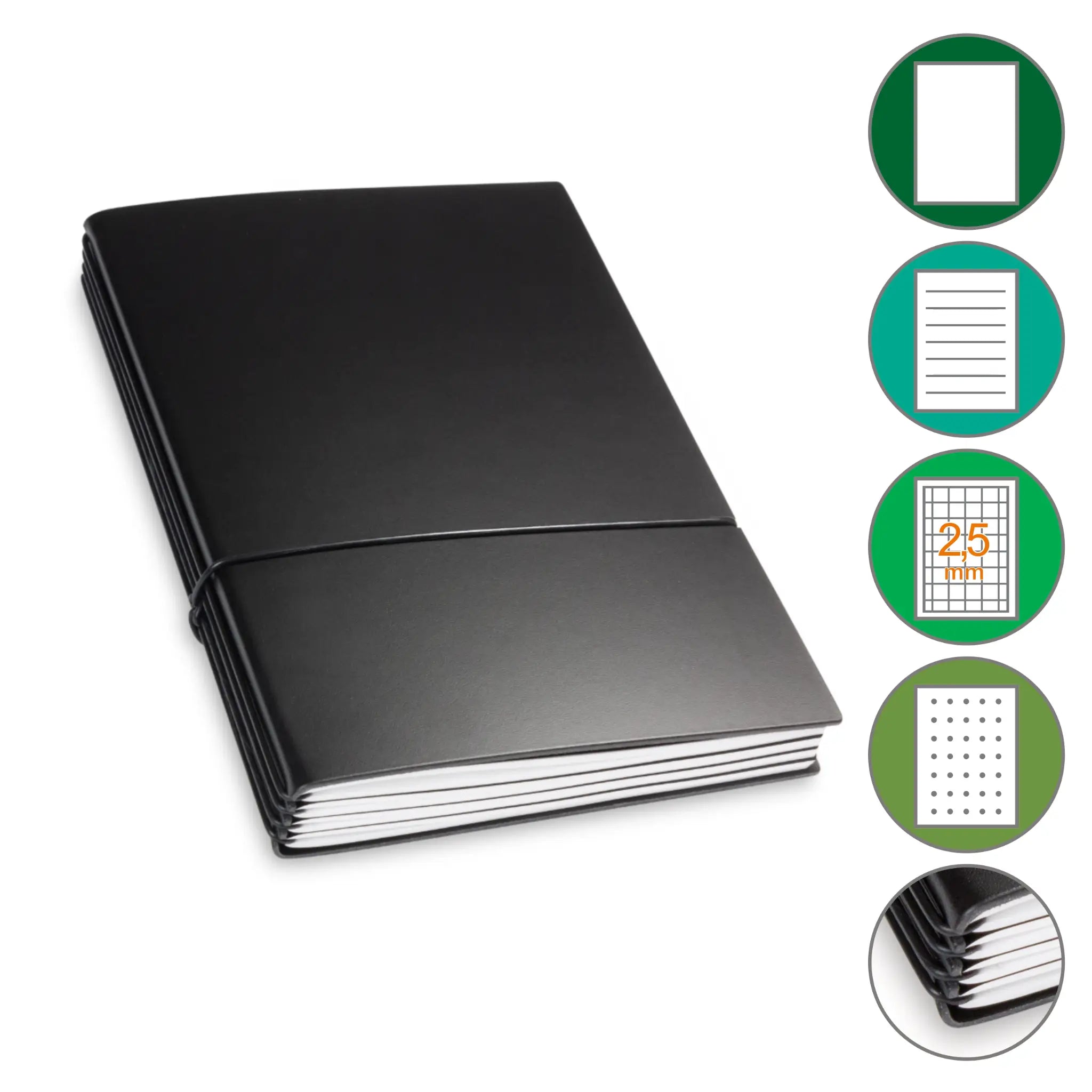 A5 Notizbücher 1-4er