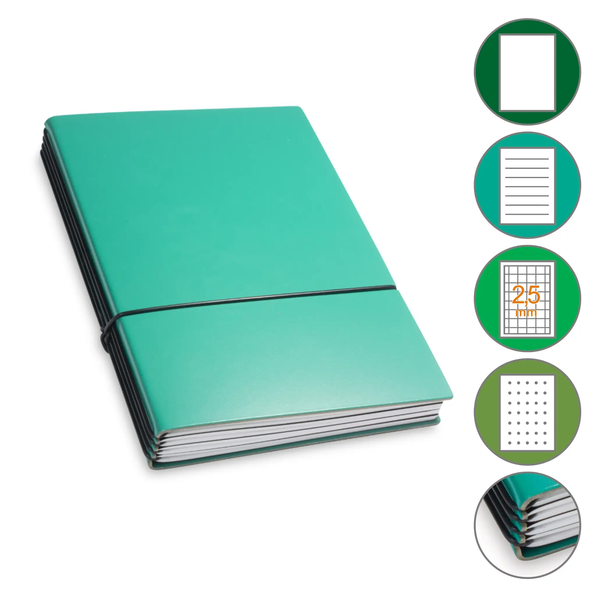 A5 Notizbücher 1-4er