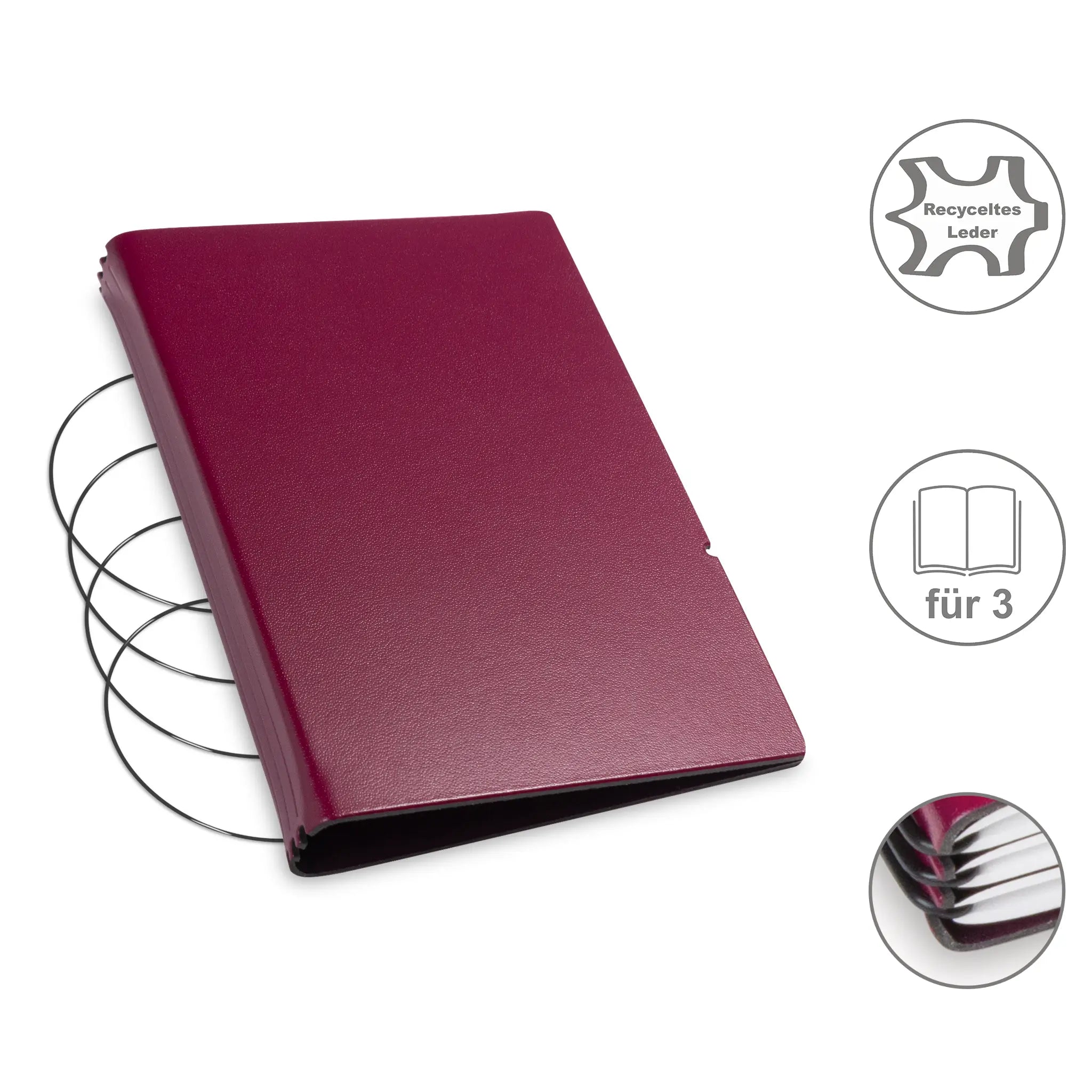 A6 Hüllen für 1-3 Hefte