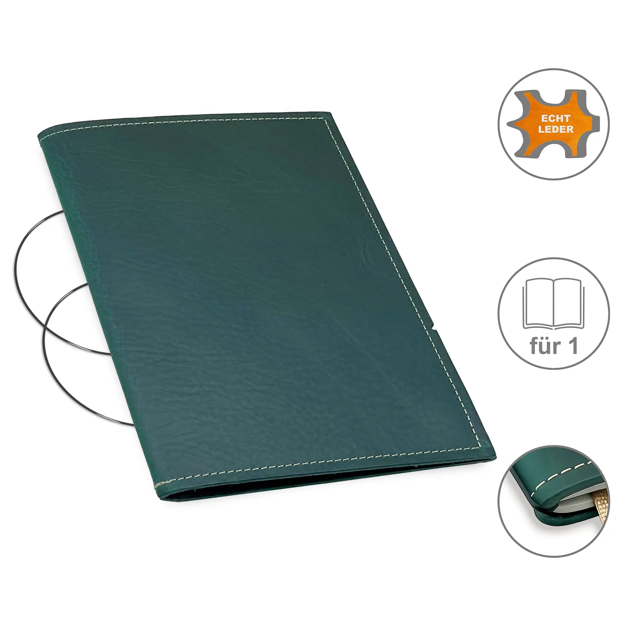 A5 covers leather/Lefa for 1-4 inserts