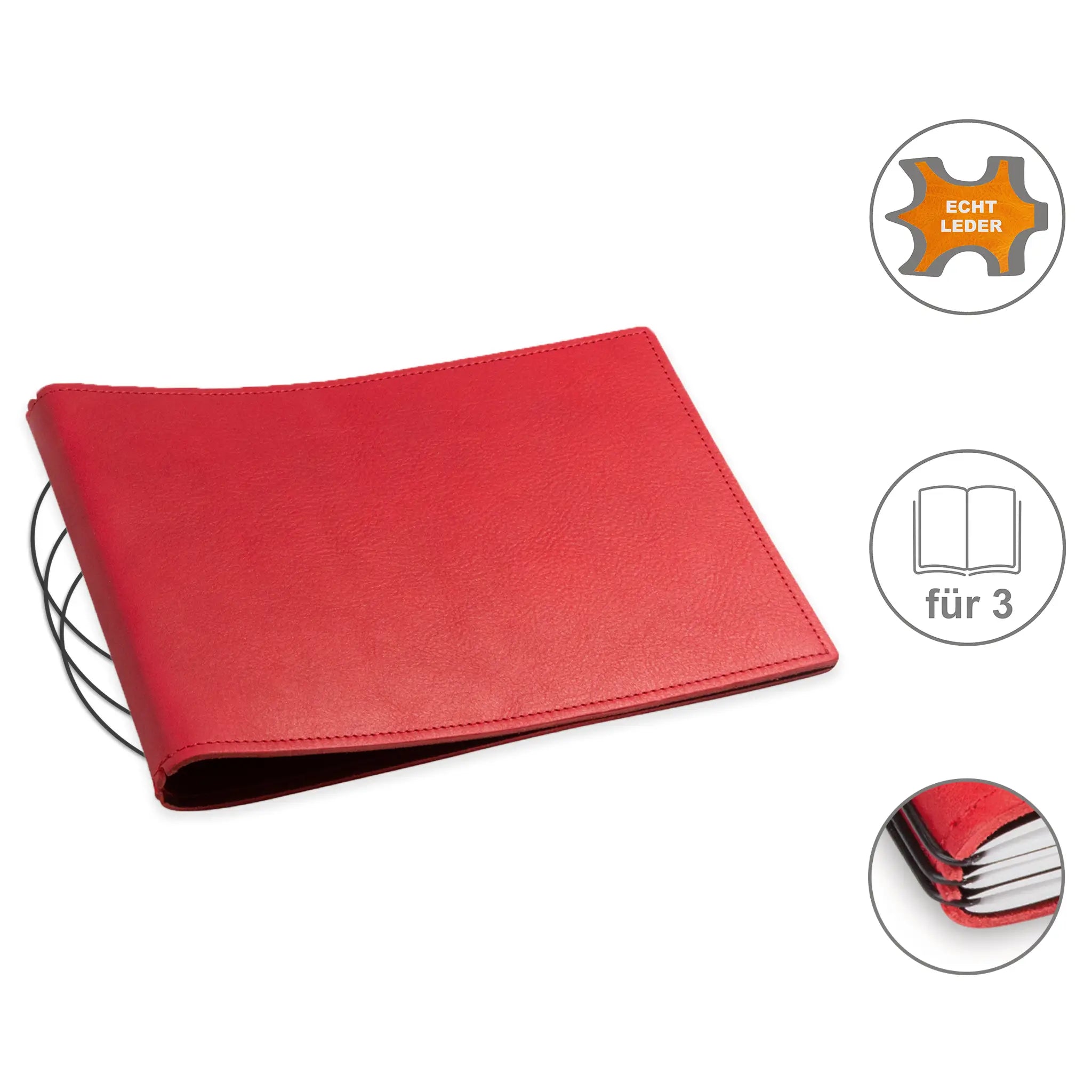 A5+ Quer Hüllen für 1-3er Hefte