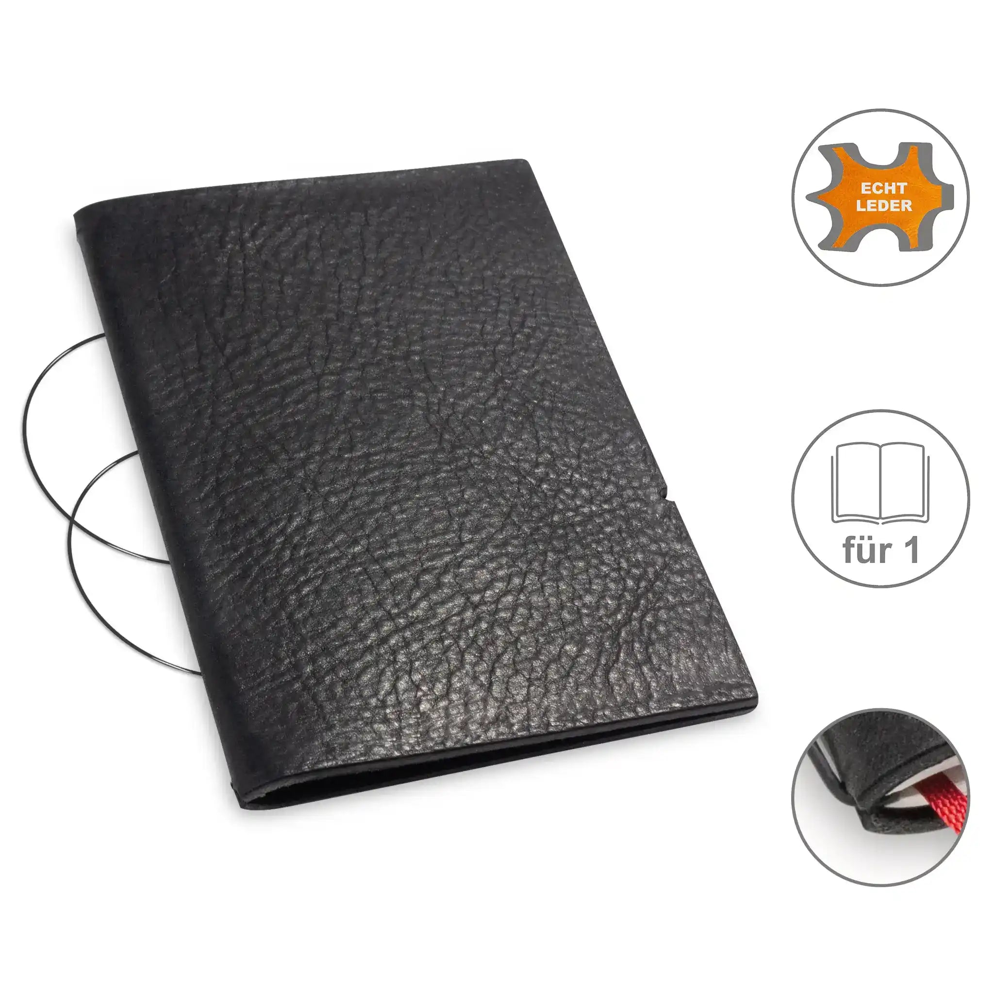 A6 covers leather/Lefa for 1-3 inserts