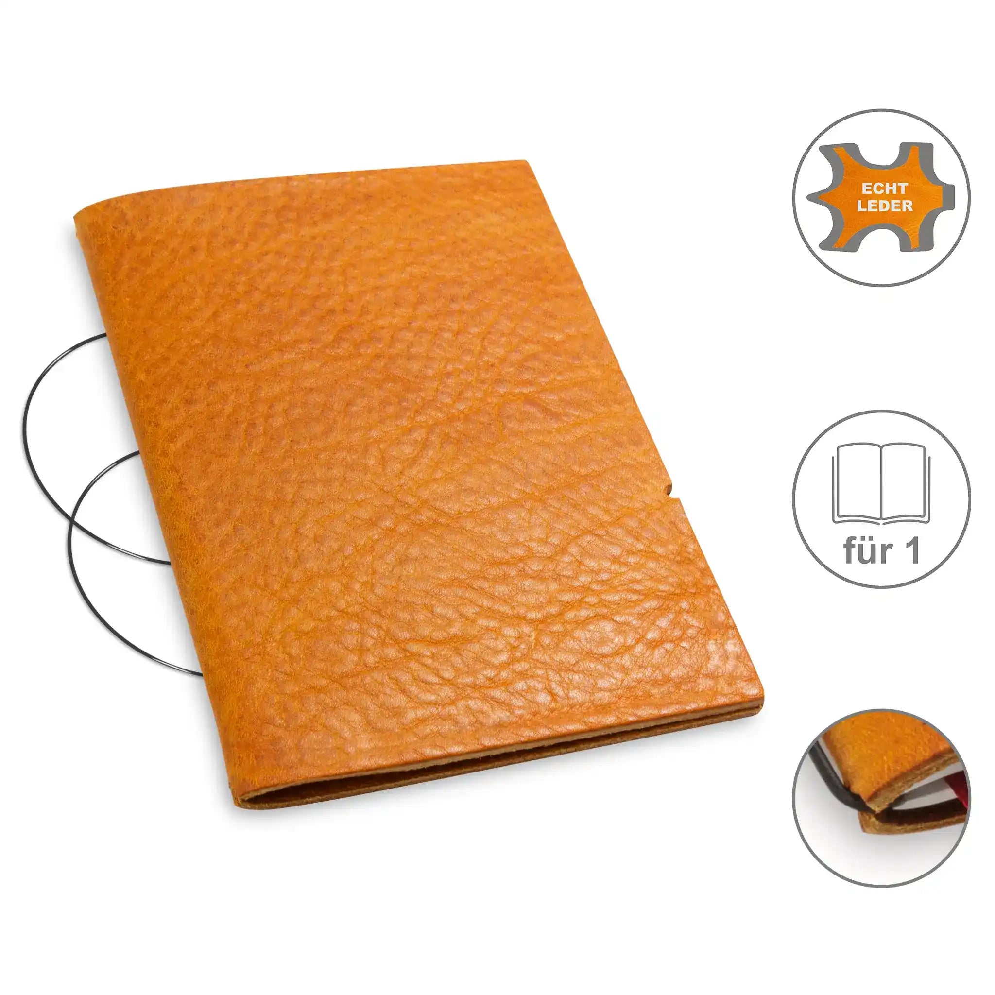 A6 covers leather/Lefa for 1-3 inserts