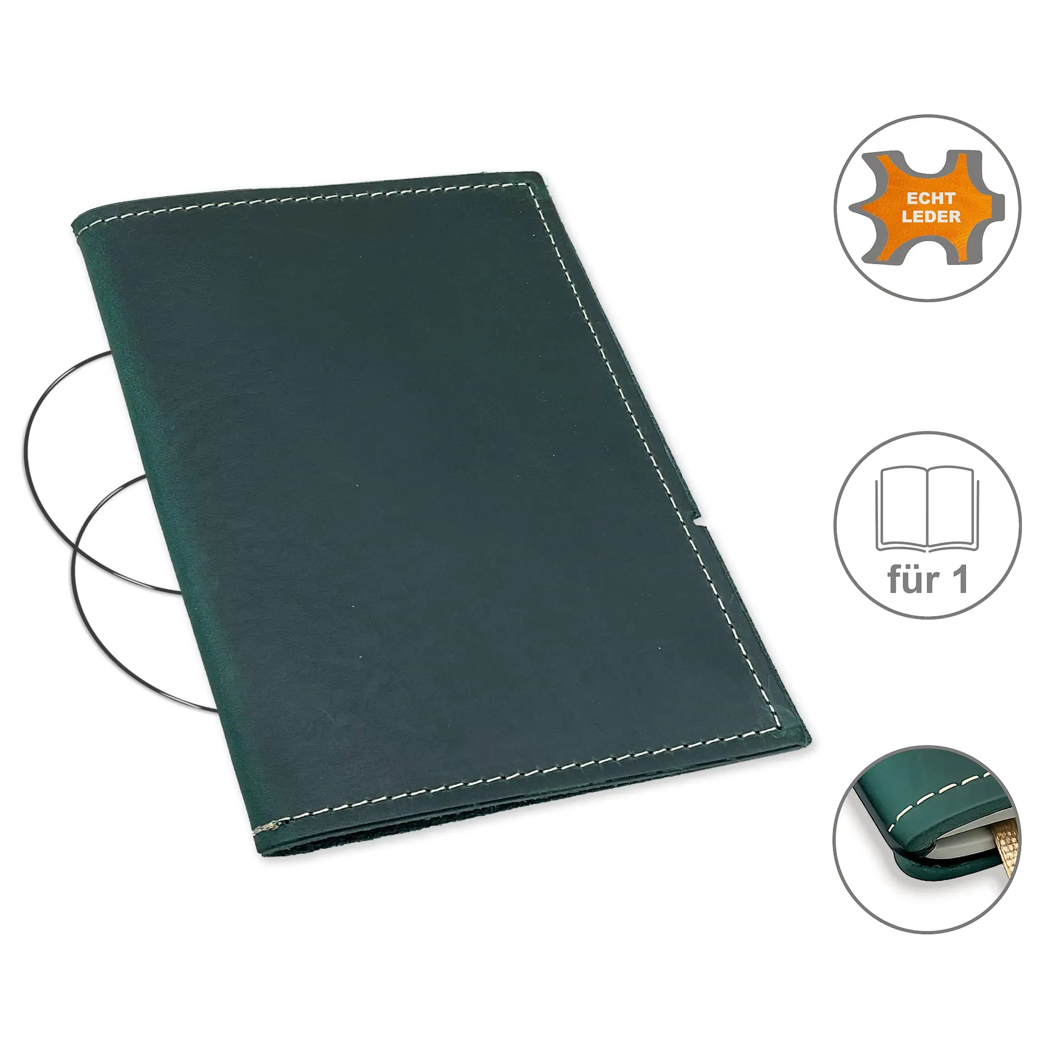 A6 covers leather/Lefa for 1-3 inserts