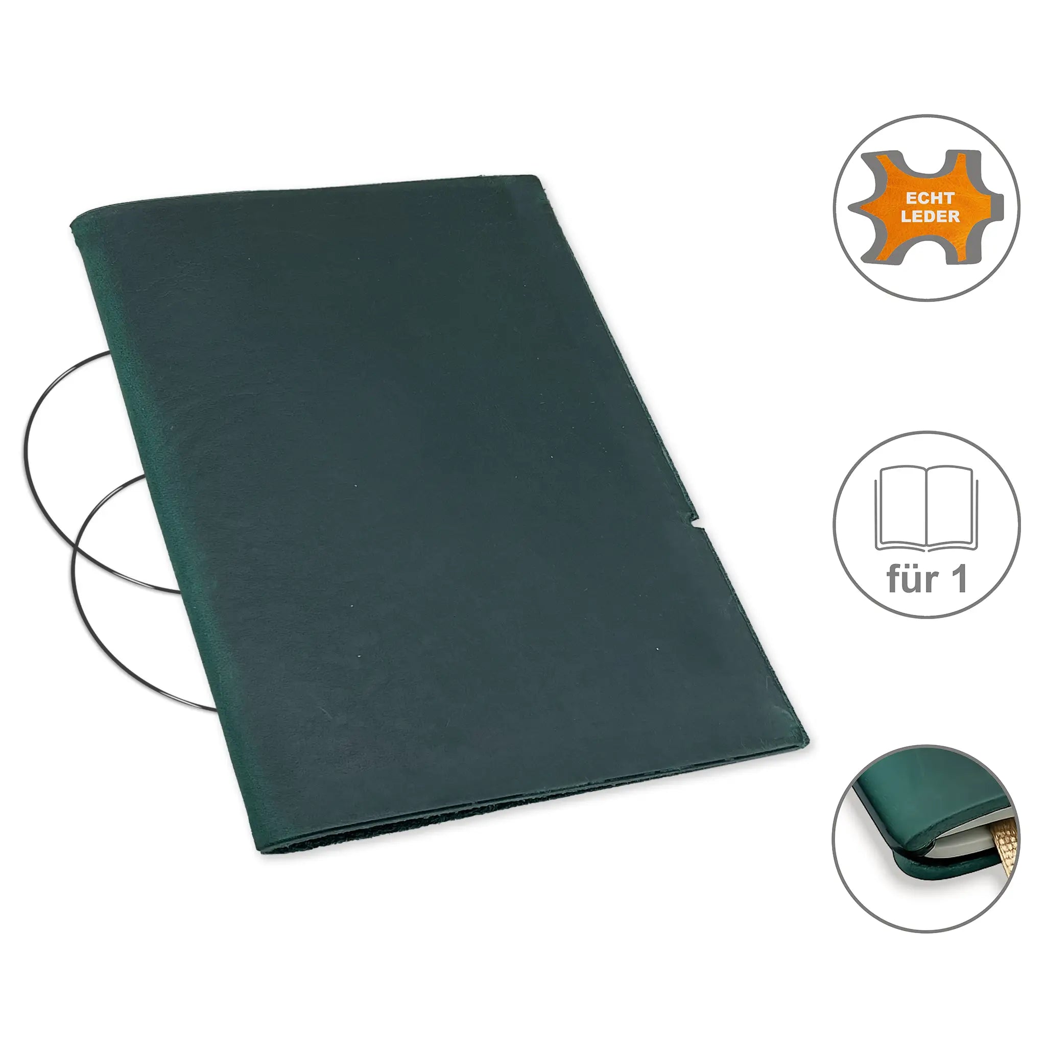 A6 covers leather/Lefa for 1-3 inserts