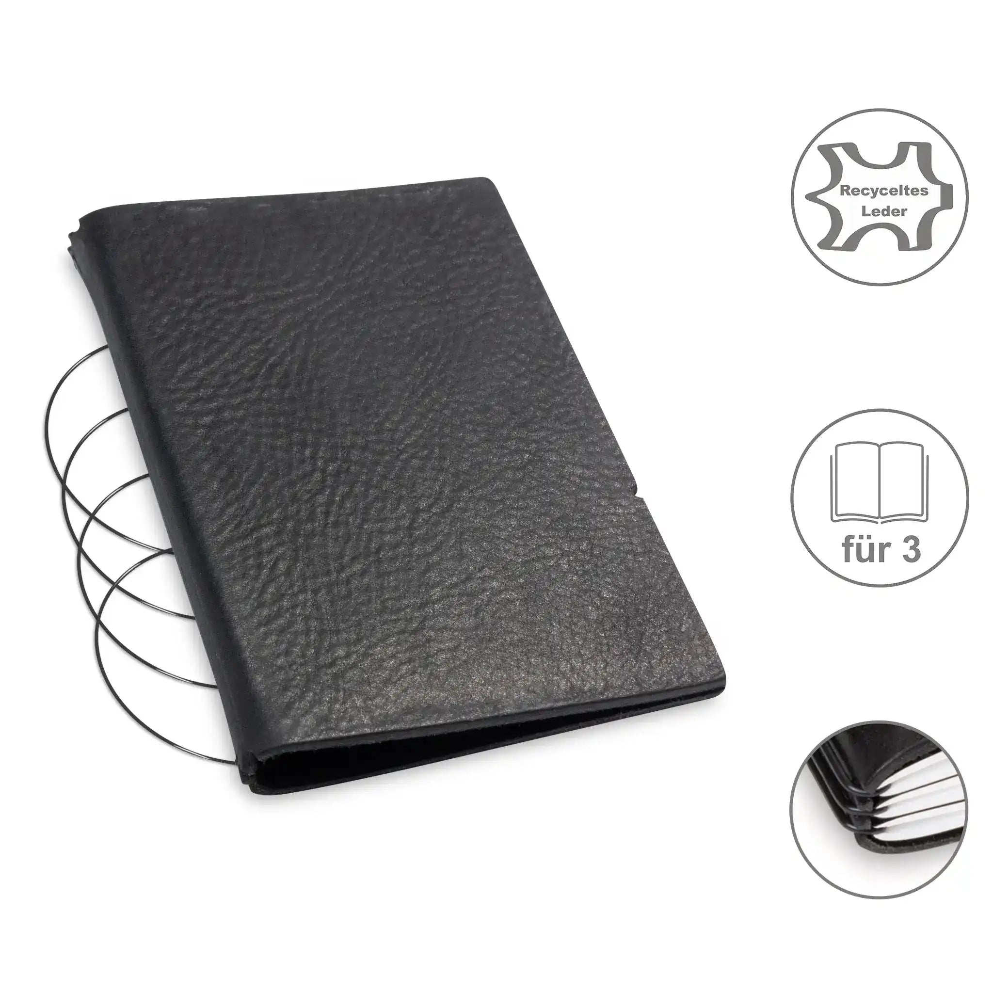 A6 covers leather/Lefa for 1-3 inserts