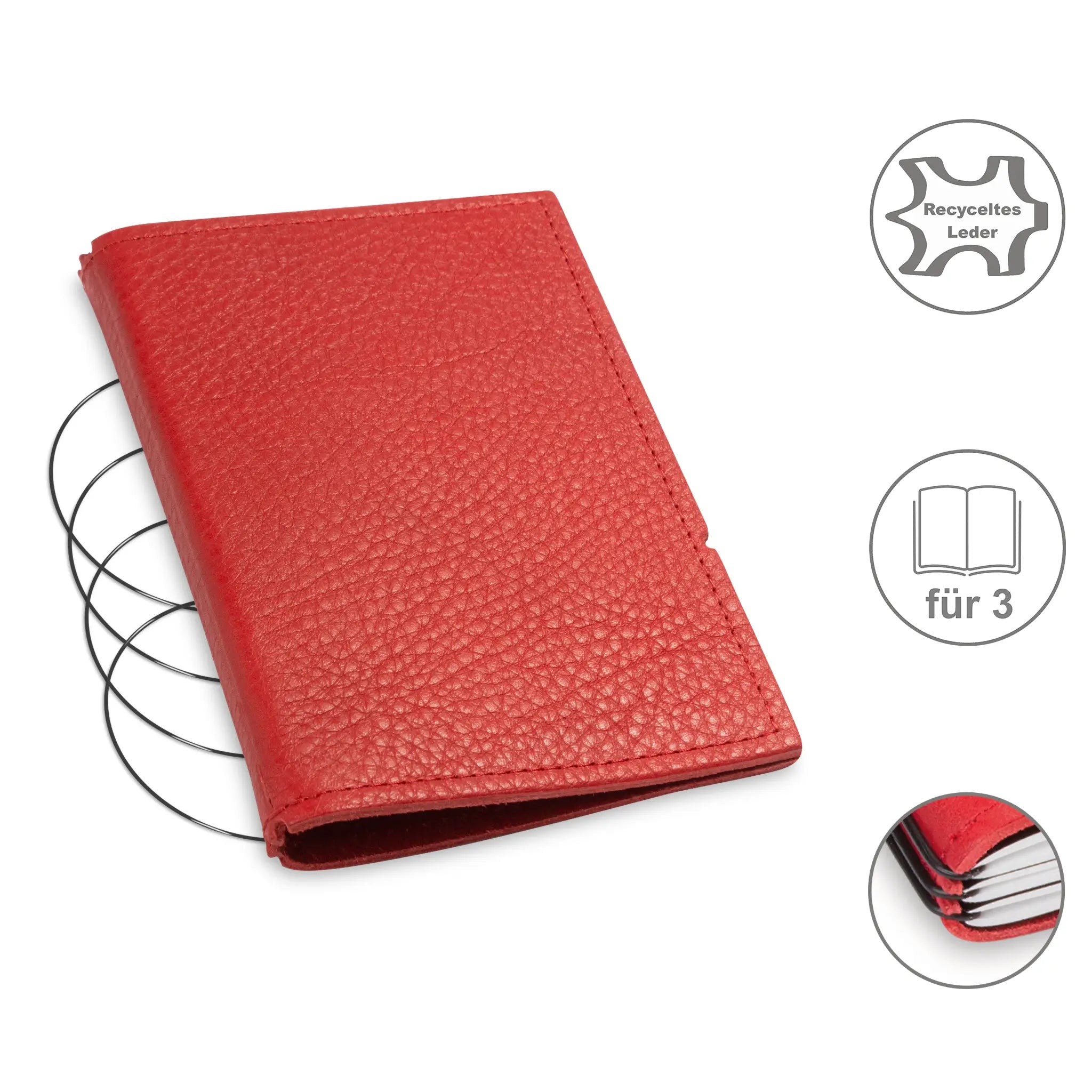 A6 Hüllen für 1-3 Hefte