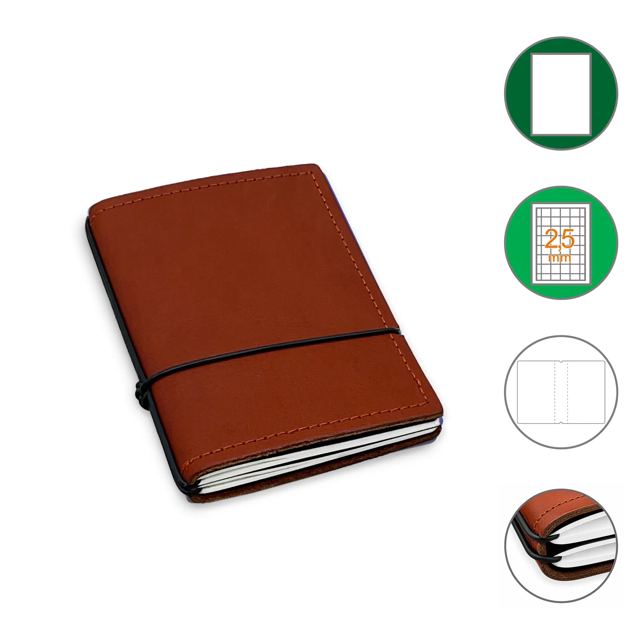 A7 notebooks with 1 or 2 inserts