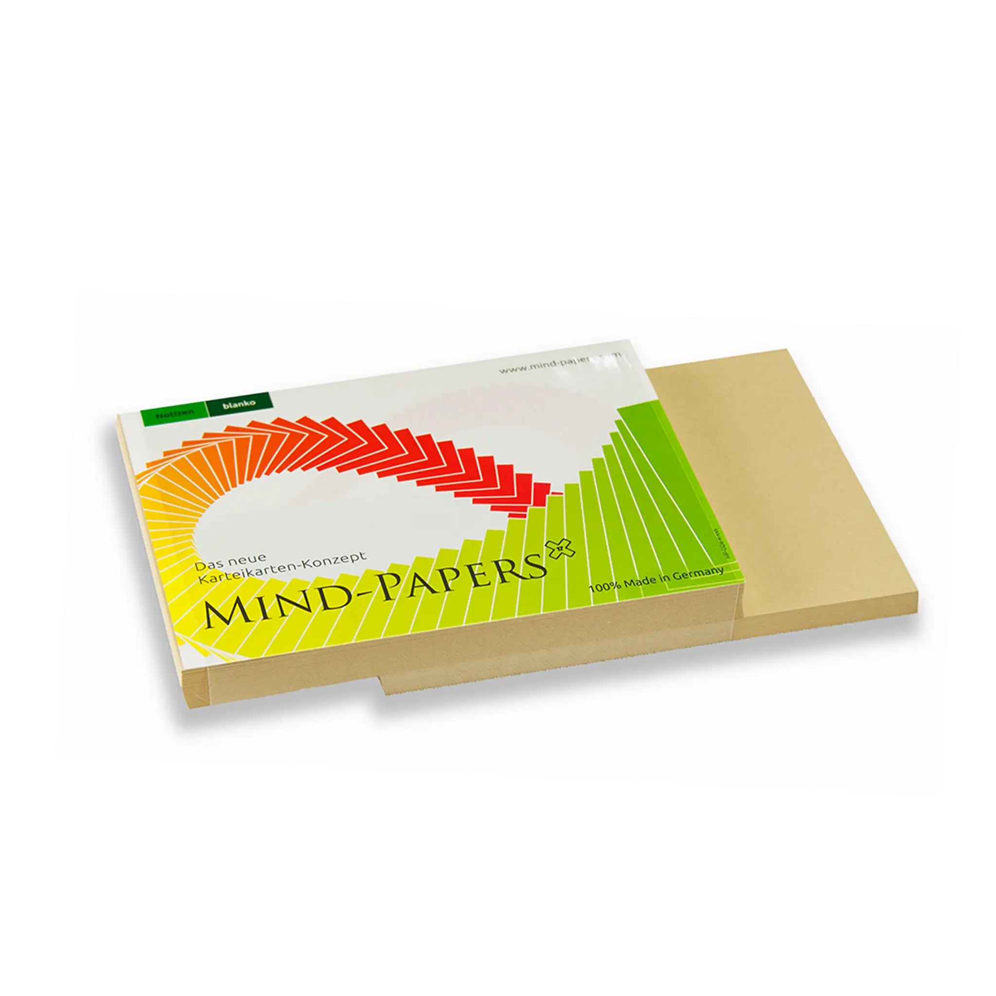 Mind-Papers Nachfüllpack - Karteikarten A5, A6, A7 & A8