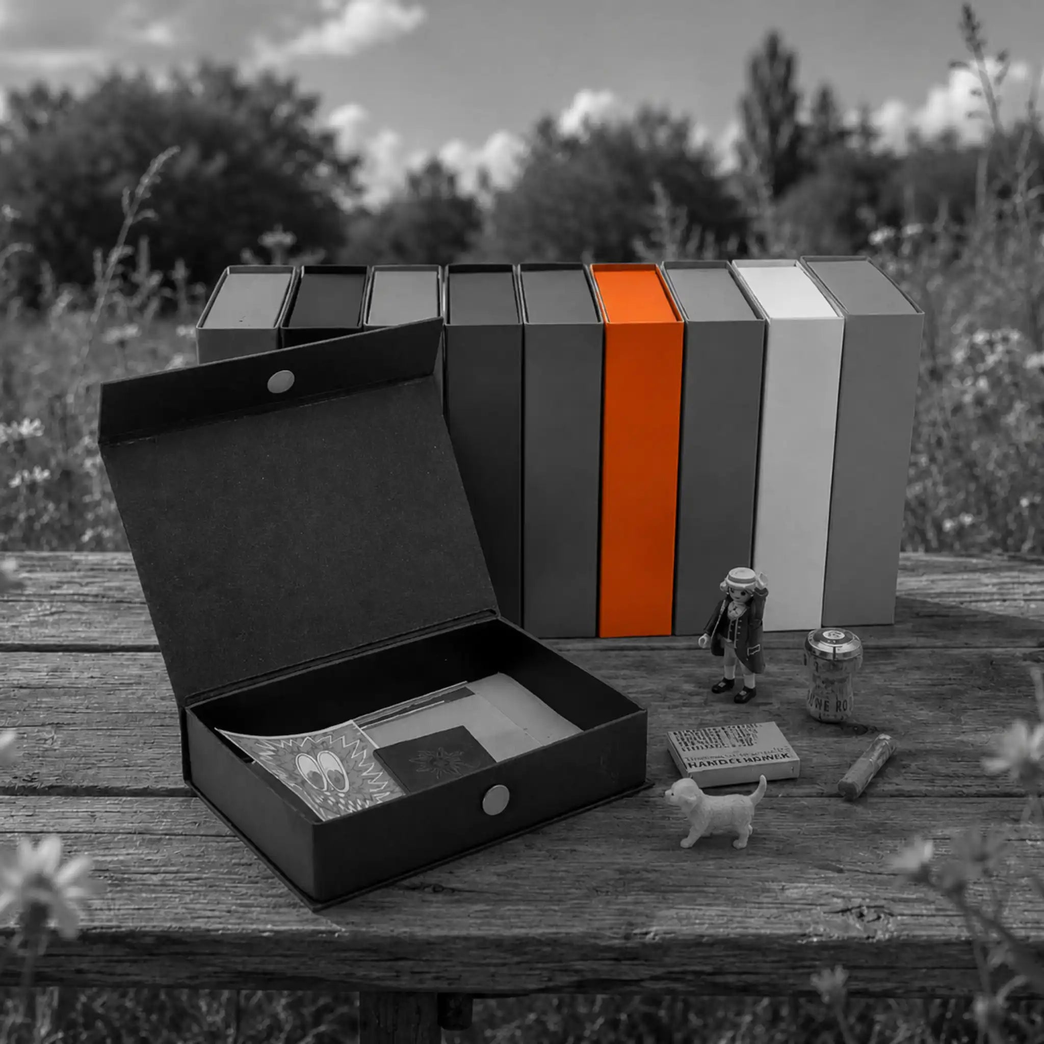 Bunte Archivbox