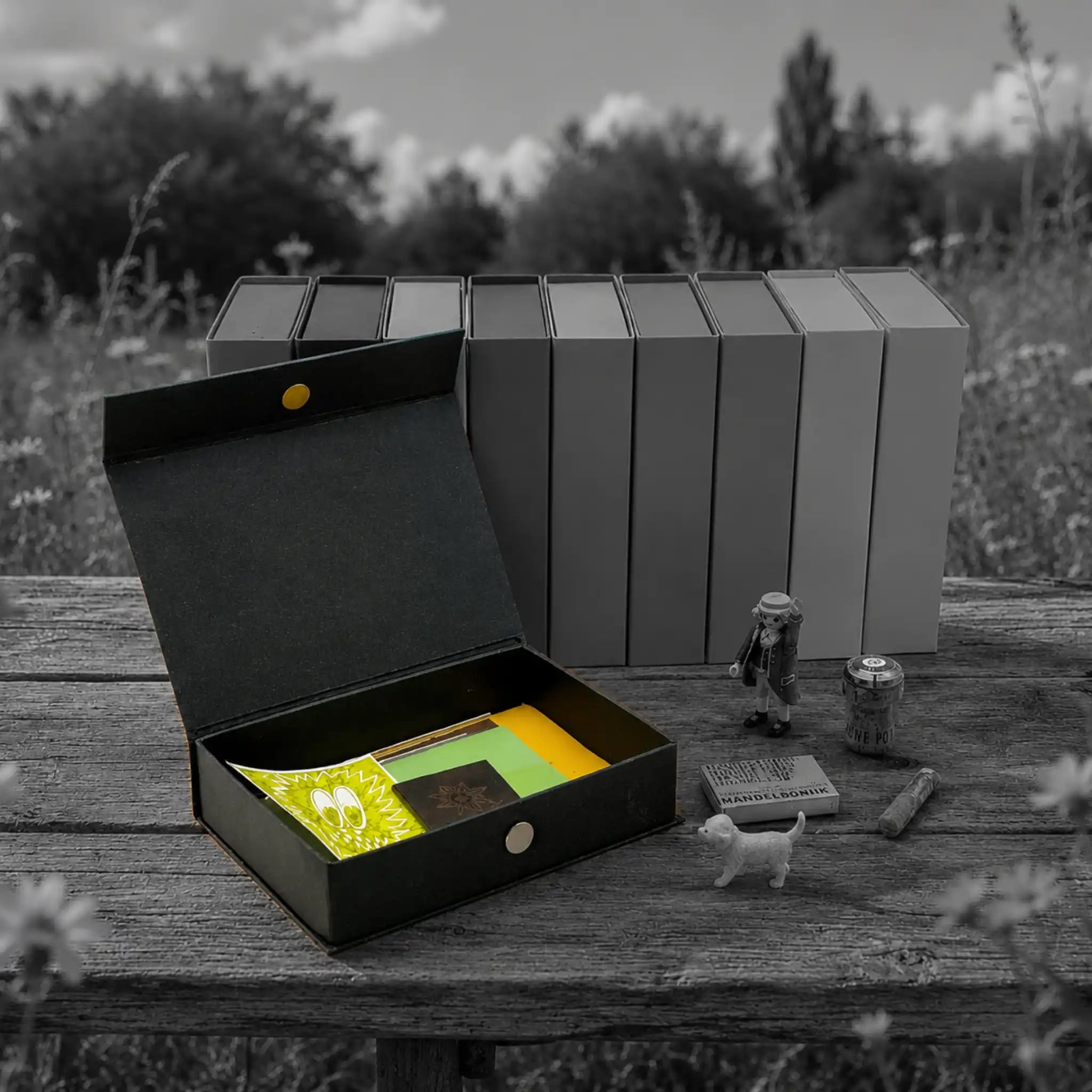 Bunte Archivbox
