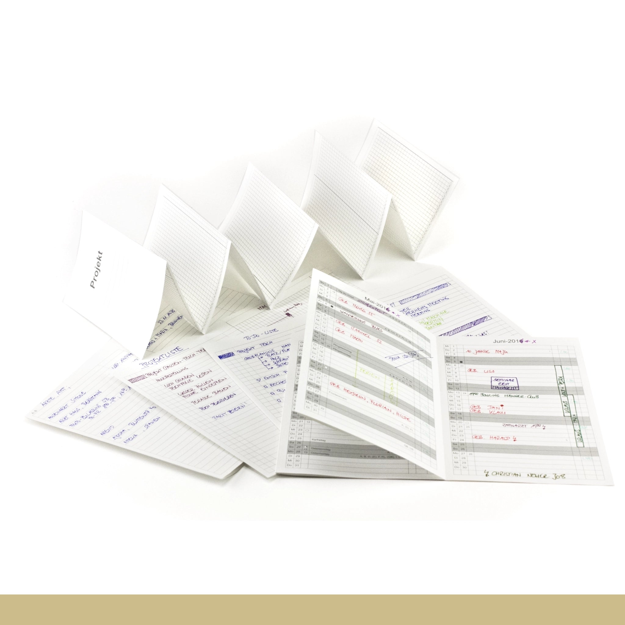 A6 Einlagen - Kalender